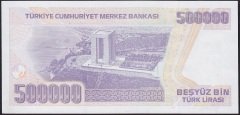 7.Emisyon 4.Tertip 500000 Lira J22 099295 Çilaltı Çil
