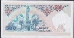 7.EMİSYON 2.TERTİP 500 LİRA D73 599967 ÇİLALTI
