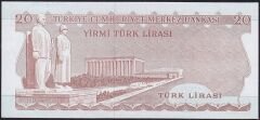 6.Emisyon 4.Tertip 20 Lira I87 790993 Çilaltı Çil