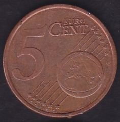 Avrupa 5 Euro Cent 2000 Fransa