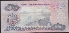 6.Emisyon 1.Tertip 1000 Lira C04 301414 Çok Temiz+
