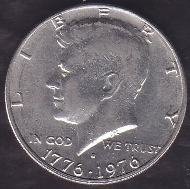 Amerika Yarım Dolar 1976 D