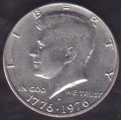 Amerika Yarım Dolar 1976 D