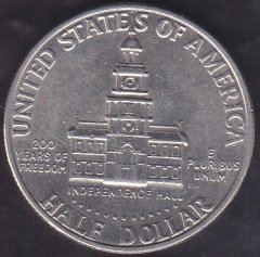 Amerika Yarım Dolar 1976 D