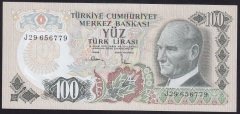 6.EMİSYON 3.TERTİP 100 LİRA J29 656779 ÇİLALTI ÇİL