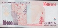 7.EMİSYON 10 000 000 LİRA D77 305690 ÇİL
