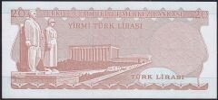 6.Emisyon 4.Tertip 20 Lira I86 442049 Çilaltı Çil