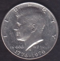 Amerika Yarım Dolar 1976 S