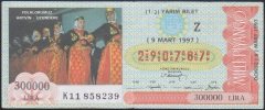 1997 9 MART YARIM BİLET - Z SERİSİ