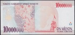 7.EMİSYON 10 000 000 LİRA D83 824537 ÇİL