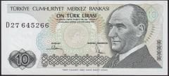7.Emisyon 2.Tertip 10 Lira D27 645266 Çilaltı