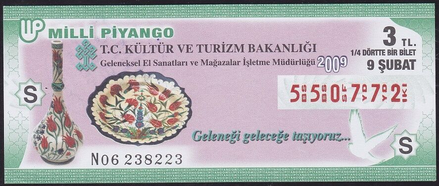 2009 9 Şubat Çeyrek Bilet - S Serisi