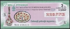 2009 9 Şubat Çeyrek Bilet - S Serisi