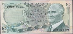 6.EMİSYON 2.TERTİP 10 LİRA K28 216598 ÇİLALTI ÇİL