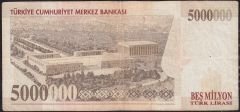 7.Emisyon 5 000 000 Lira E74 764234 Çok Temiz