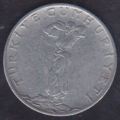1960 Yılı 25 Kuruş Çok Temiz (Ters )