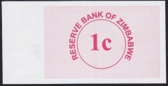 ZİMBABWE 1 CENT 2006 ÇİLALTI ÇİL