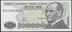 7.Emisyon 2.Tertip 10 Lira D17 652613 Çilaltı Çil