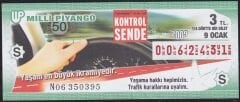 2009 9 Ocak Çeyrek Bilet - S Serisi