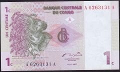 KONGO 1 Cent 1997 Çil Pick 80 ( 6263131 )