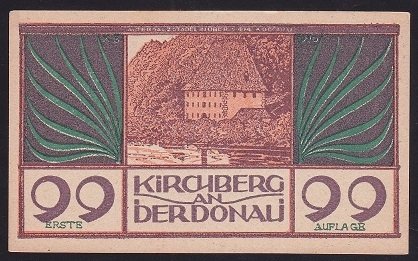 AVUSTURYA 99 KİRCHBERG NOTGELD 1920 ÇİL