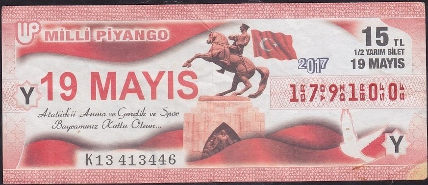 2017 19 Mayıs Yarım Bilet - Y Serisi