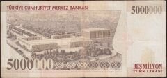 7.Emisyon 5 000 000 Lira E71 845476 Çok Temiz