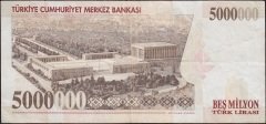7.Emisyon 5 000 000 Lira K11 030246 Temiz