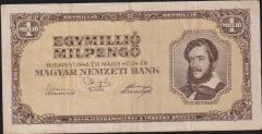 Macaristan 1000000 Pengo 1946 Çok Temiz