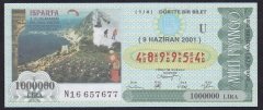 2001 9 HAZİRAN ÇEYREK BİLET