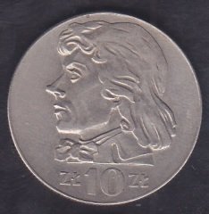 POLONYA 10 ZLOTY 1971