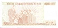 7.Emisyon 3.Tertip 100000 Lira G84 318735 Çil