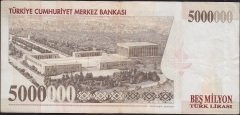 7.Emisyon 5 000 000 Lira J79 562197 Çok Temiz