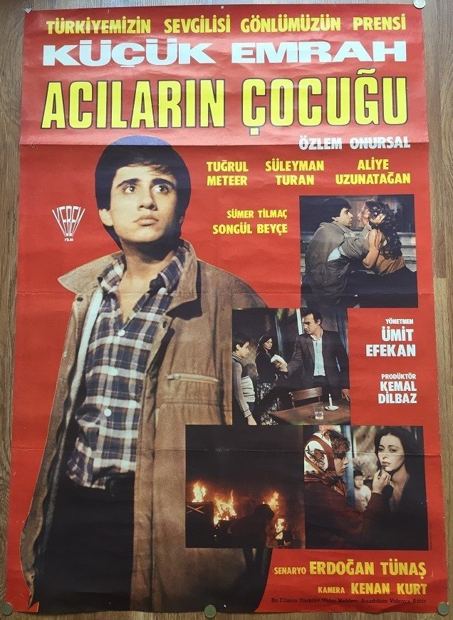 EMRAH - ACILARIN ÇOÇUĞU - FİLM AFİŞİ - ÇOK TEMİZ