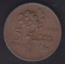 1964 YILI 5 KURUŞ
