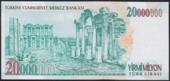 7.EMİSYON 20 000 000 LİRA A56 289978 ÇİL