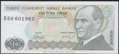 7.Emisyon 1.Tertip 10 Lira B50 601962 Çilaltı Çil