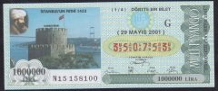 2001 29 MAYIS ÇEYREK BİLET