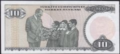 7.Emisyon 2.Tertip 10 Lira E64 618073 Çok Çok Temiz+