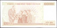 7.Emisyon 3.Tertip 100000 Lira G74 152612 Çil