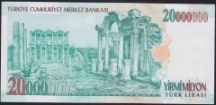 7.EMİSYON 20 000 000 LİRA A76 302117 ÇİL