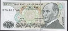 7.Emisyon 1.Tertip 10 Lira B28 862788 Ççt Çilaltı