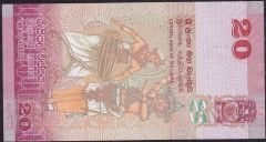 Sri Lanka 20 Rupi 2016 Çil Pick 123d