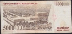 7.Emisyon 5 000 000 Lira J75 579242 Çok Temiz