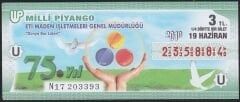 2010 19 Haziran Çeyrek Bilet - U Serisi