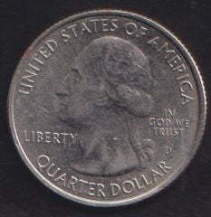 Amerika Çeyrek Dolar 2014 D Hatıra Great Smoky Mountains Ulusal Park Bölgesi
