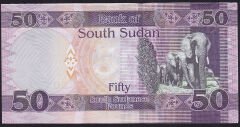 South Sudan 50 Pound 2019 Çil ( 999 )