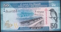 Sri Lanka 50 Rupi 2016 Çil ( 333 )