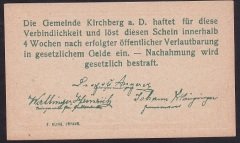 AVUSTURYA 10 KİRCHBERG NOTGELD 1920 ÇİL
