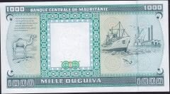 Moritanya 1000 Ouguiya 1989 Çil Pick 7A